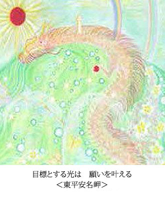 目標とする光は　願いを叶える ＜東平安名岬＞