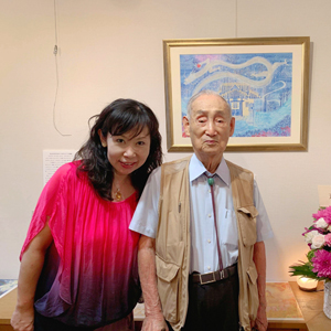 画家の道に導いて下さった世界作家平田先生