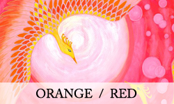 ORANGE／RED