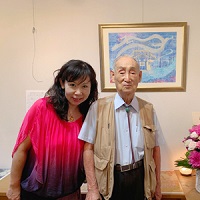 画家の道に導いて下さった世界作家平田先生